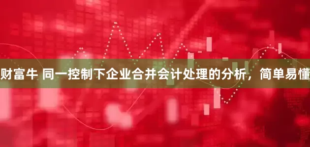 财富牛 同一控制下企业合并会计处理的分析，简单易懂
