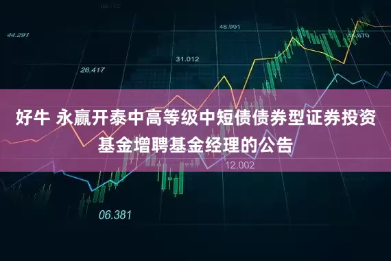 好牛 永赢开泰中高等级中短债债券型证券投资基金增聘基金经理的公告